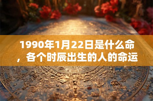 1990年1月22日是什么命,各个时辰出生的人的命运 1990年1月22日是什么命,各个时辰出生的人的命运