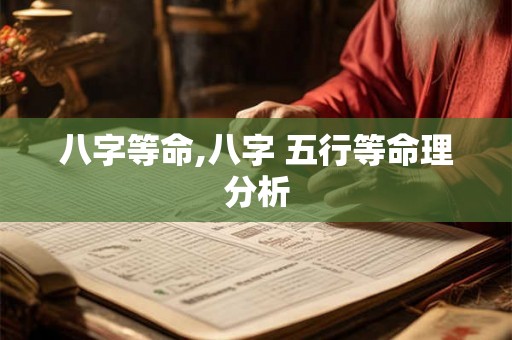 八字等命,八字 五行等命理分析 八字等命,八字 五行等命理分析