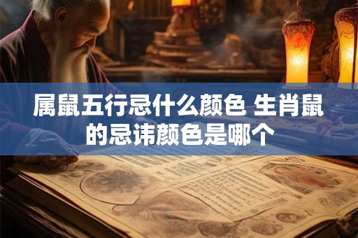 属鼠五行忌什么颜色 生肖鼠的忌讳颜色是哪个