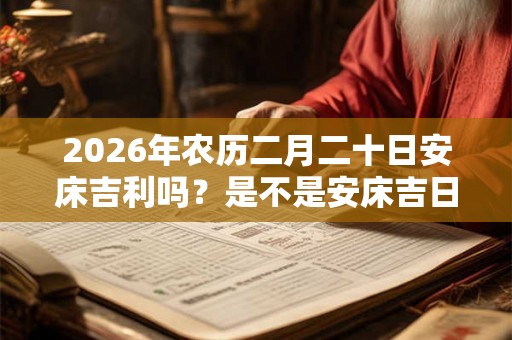 2026年农历二月二十日安床吉利吗?是不是安床吉日? 2026年农历二月二十日安床吉利吗?是不是安床吉日?
