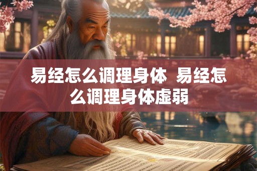 易经怎么调理身体  易经怎么调理身体虚弱