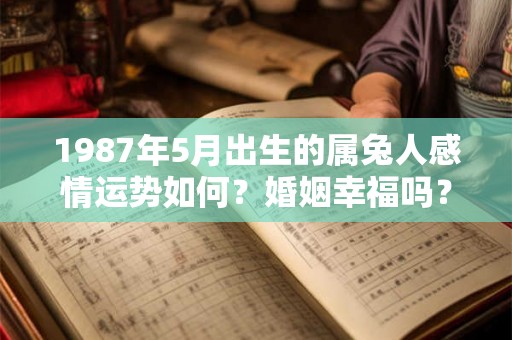 1987年5月出生的属兔人感情运势如何？婚姻幸福吗？