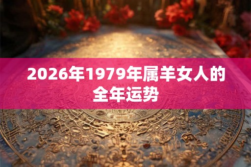 2026年1979年属羊女人的全年运势 2026年1979年属羊女人的全年运势