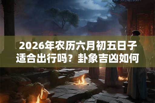 2026年农历六月初五日子适合出行吗?卦象吉凶如何? 2026年农历六月初五日子适合出行吗?卦象吉凶如何?