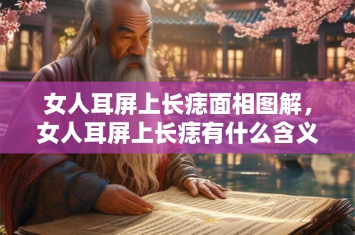 女人耳屏上长痣面相图解，女人耳屏上长痣有什么含义？