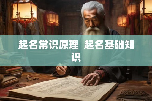 起名常识原理  起名基础知识