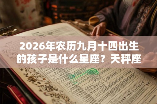 2026年农历九月十四出生的孩子是什么星座?天秤座女生的性格分析 2026年农历九月十四出生的孩子是什么星座?天秤座女生的性格分析