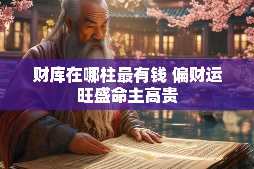 财库在哪柱最有钱 偏财运旺盛命主高贵