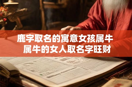 鹿字取名的寓意女孩属牛  属牛的女人取名字旺财