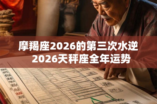 摩羯座2026的第三次水逆  2026天秤座全年运势