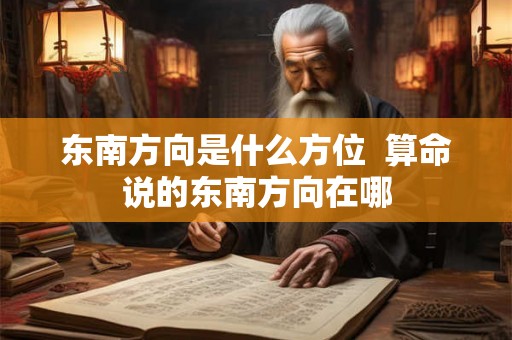 东南方向是什么方位  算命说的东南方向在哪