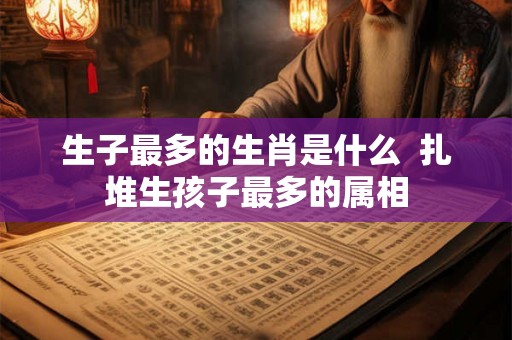 生子最多的生肖是什么  扎堆生孩子最多的属相