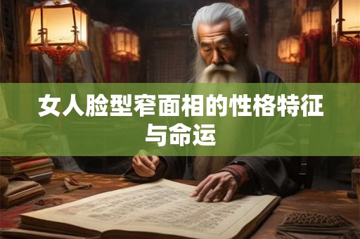 女人脸型窄面相的性格特征与命运
