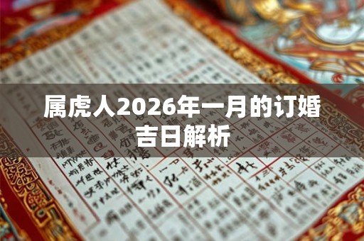 属虎人2026年一月的订婚吉日解析