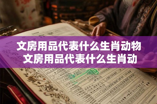 文房用品代表什么生肖动物 文房用品代表什么生肖动物呢