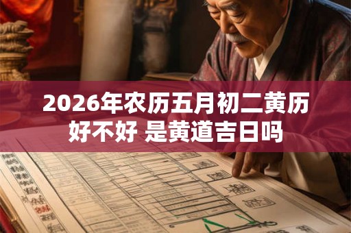 2026年农历五月初二黄历好不好 是黄道吉日吗
