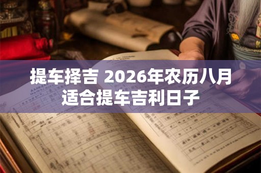 提车择吉 2026年农历八月适合提车吉利日子