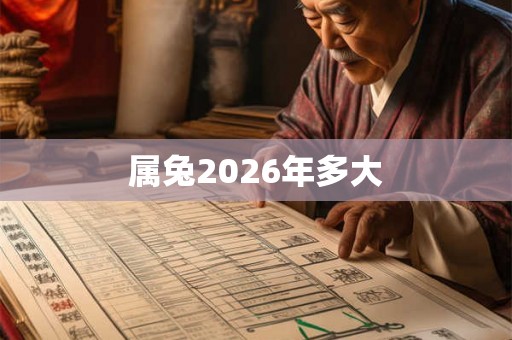 属兔2026年多大