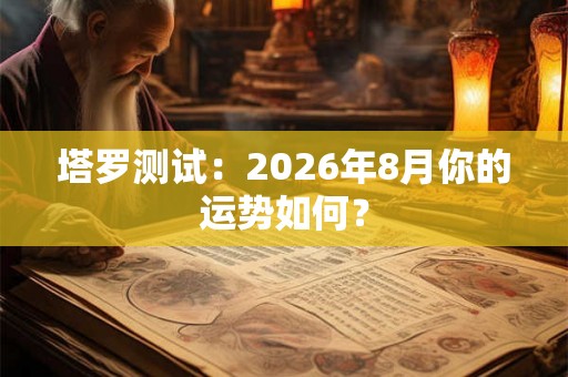 塔罗测试：2026年8月你的运势如何？