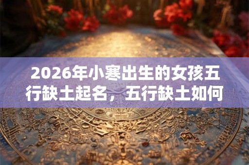 2026年小寒出生的女孩五行缺土起名，五行缺土如何取名？