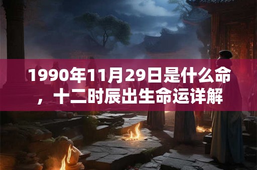 1990年11月29日是什么命，十二时辰出生命运详解