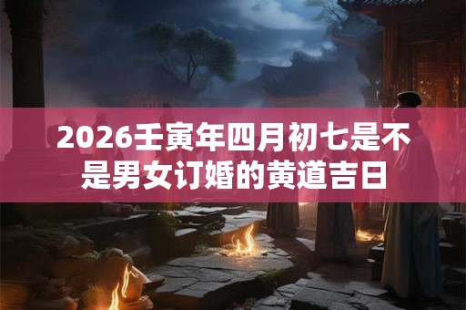 2026壬寅年四月初七是不是男女订婚的黄道吉日 2026壬寅年四月初七是不是男女订婚的黄道吉日