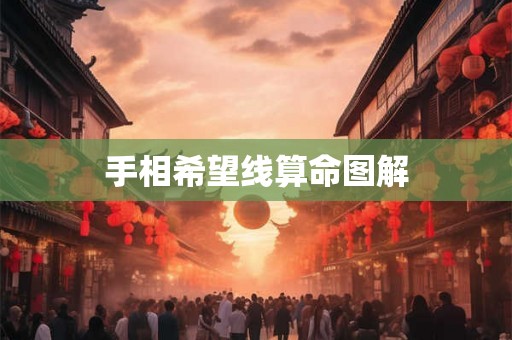 手相希望线算命图解