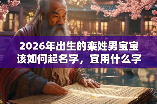 2026年出生的栾姓男宝宝该如何起名字，宜用什么字。
