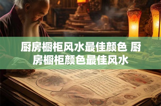 厨房橱柜风水最佳颜色 厨房橱柜颜色最佳风水
