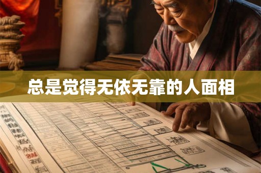 总是觉得无依无靠的人面相