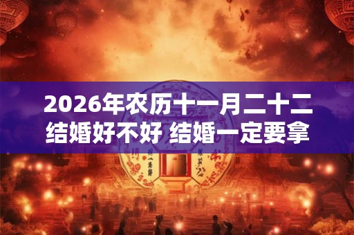 2026年农历十一月二十二结婚好不好 结婚一定要拿手捧花吗