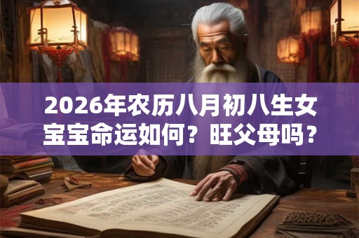 2026年农历八月初八生女宝宝命运如何？旺父母吗？