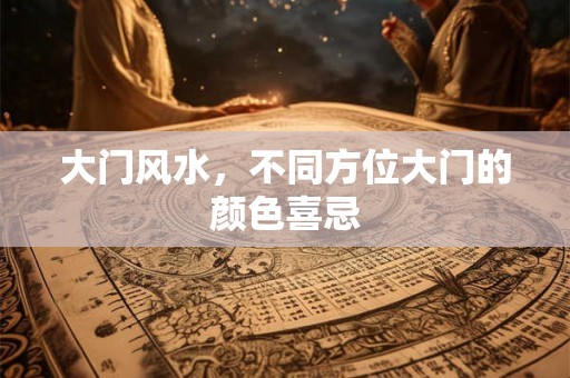 大门风水，不同方位大门的颜色喜忌