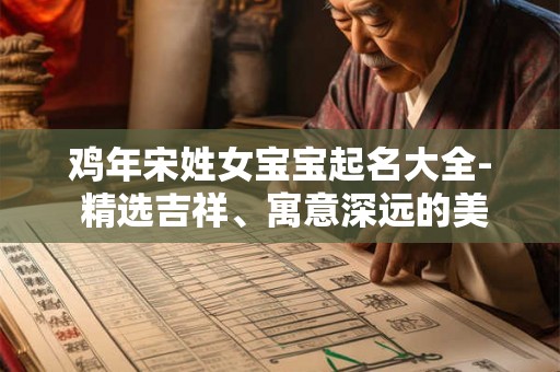 鸡年宋姓女宝宝起名大全- 精选吉祥、寓意深远的美名 鸡年宋姓女宝宝起名大全- 精选吉祥、寓意深远的美名