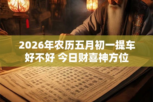 2026年农历五月初一提车好不好 今日财喜神方位