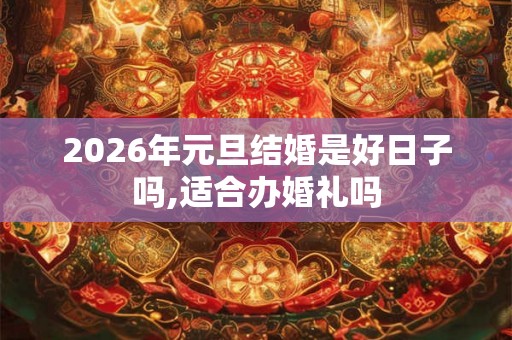 2026年元旦结婚是好日子吗,适合办婚礼吗