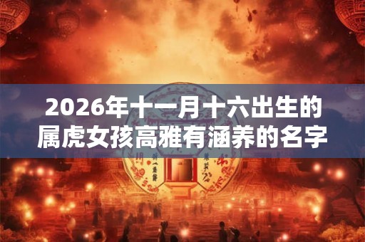 2026年十一月十六出生的属虎女孩高雅有涵养的名字大全