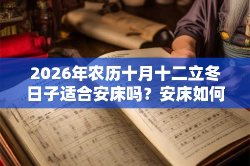 2026年农历十月十二立冬日子适合安床吗？安床如何选吉日？