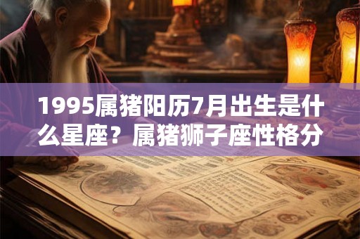 1995属猪阳历7月出生是什么星座？属猪狮子座性格分析