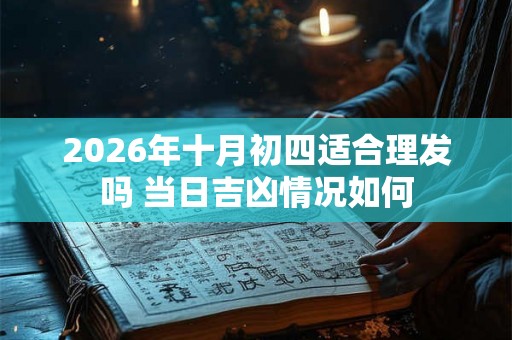 2026年十月初四适合理发吗 当日吉凶情况如何