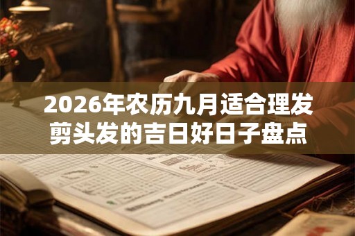 2026年农历九月适合理发剪头发的吉日好日子盘点