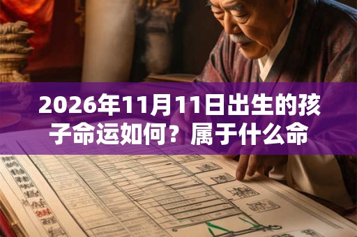 2026年11月11日出生的孩子命运如何?属于什么命 2026年11月11日出生的孩子命运如何?属于什么命