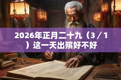 2026年正月二十九(3/1)这一天出殡好不好 2026年正月二十九(3/1)这一天出殡好不好