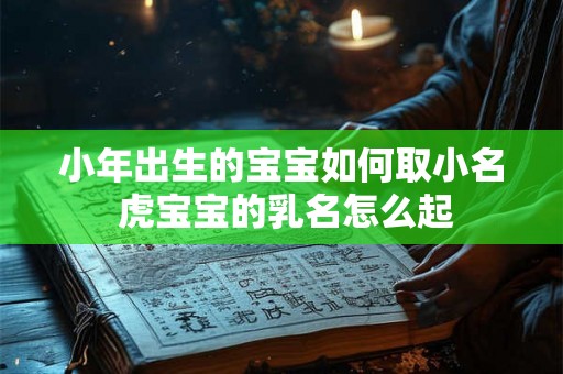 小年出生的宝宝如何取小名 虎宝宝的乳名怎么起