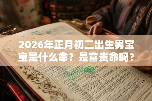 2026年正月初二出生男宝宝是什么命？是富贵命吗？