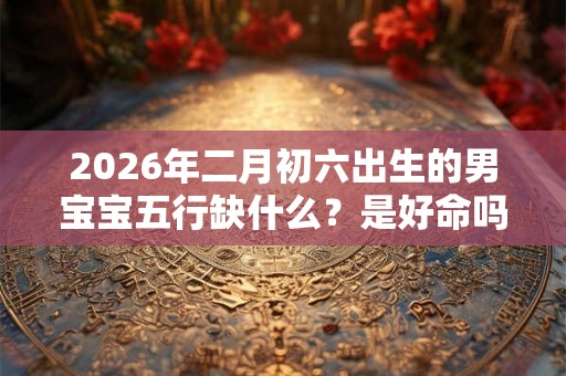 2026年二月初六出生的男宝宝五行缺什么？是好命吗