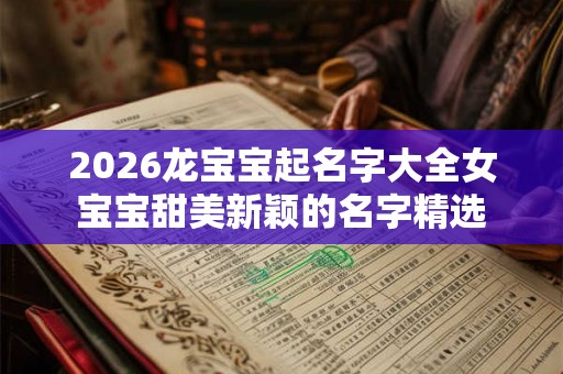 2026龙宝宝起名字大全女宝宝甜美新颖的名字精选