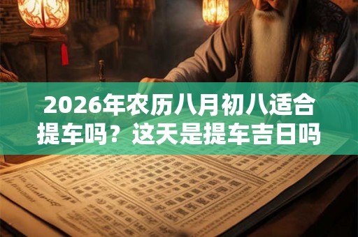 2026年农历八月初八适合提车吗?这天是提车吉日吗 2026年农历八月初八适合提车吗?这天是提车吉日吗