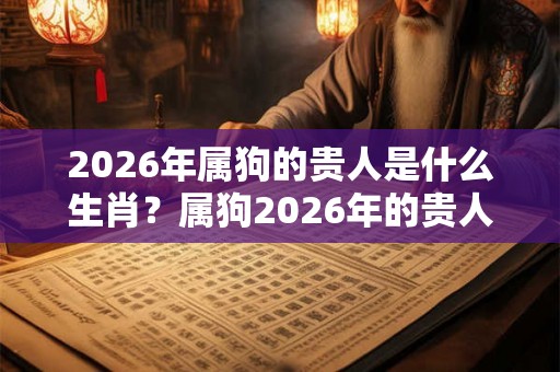 2026年属狗的贵人是什么生肖？属狗2026年的贵人是谁？