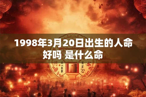 1998年3月20日出生的人命好吗 是什么命